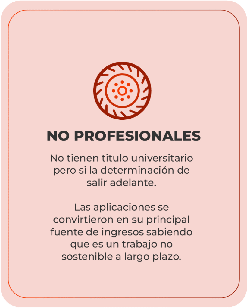 No profesionales
